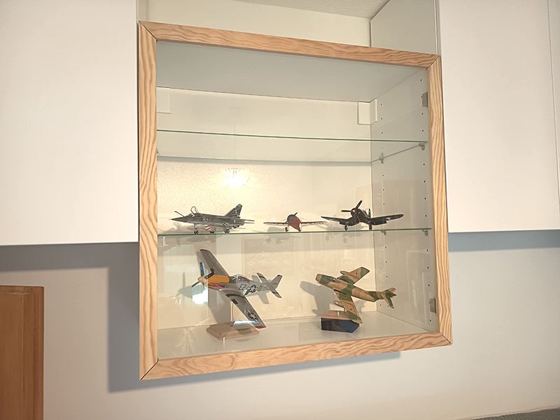 Wall display case